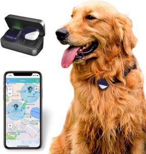 PETFON Pet GPS Tracker - No Monthly Fee, Real-Time Tracking Collar Device