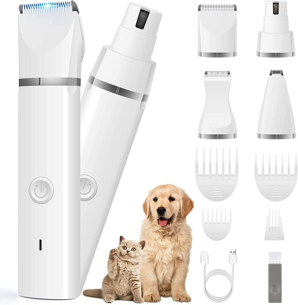 Veeconn Dog Clippers Grooming Kit - A Versatile and Low-Noise Grooming Solution for Small Dogs and Other Pets