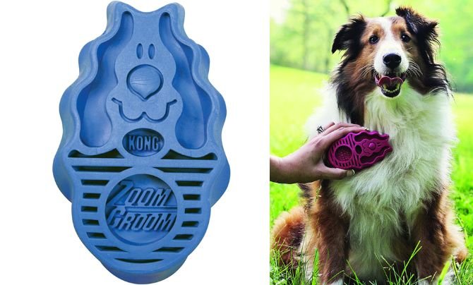 KONG ZoomGroom Dog Brush