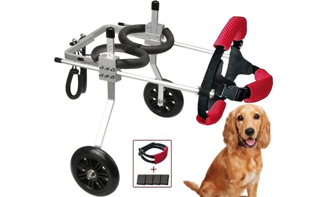 AUPPOP Adjustable Dog Wheelchair