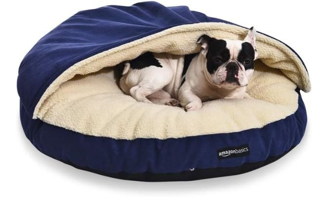 Amazon Basics Cozy Pet Cave Bed for Dog