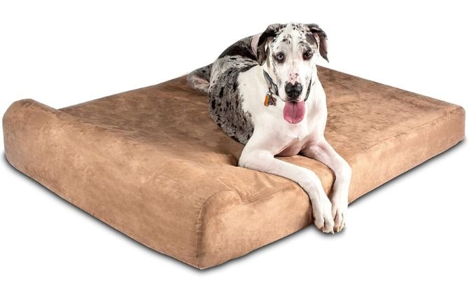 Barker Beds Headrest Giant Dog Bed – Best Orthopedic Bed for Giant Breeds