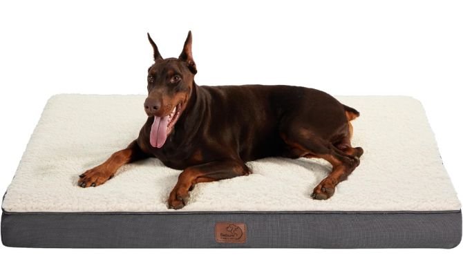 Bedsure Jumbo Dog Bed for Large Dogs Proudly made in USA