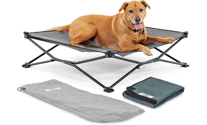 Coolaroo On-The-Go Elevated Dog Bed Kit Review – Best Portable Raised Dog Bed for Travel