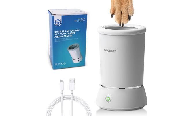 DOGNESS Automatic Dog Paw Cleaner and Massager