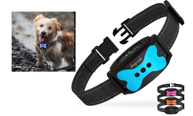 DogRook Bark Collar – Anti Bark Collar with 5 Sensitivity Levels for All Sizes
