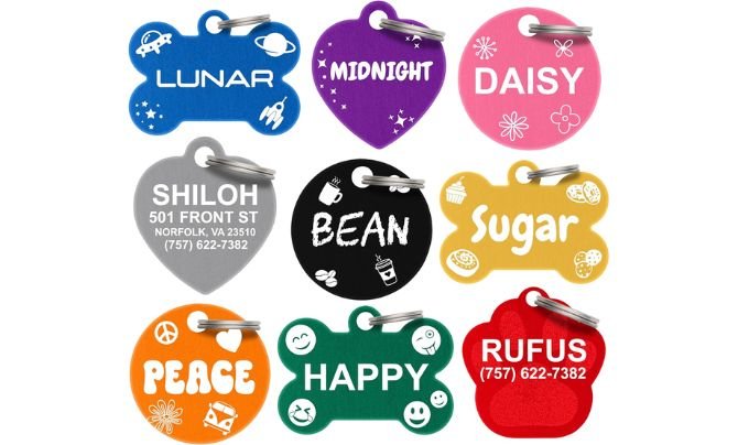 Dr. Fremont’s Anodized Aluminum Pet ID Tags