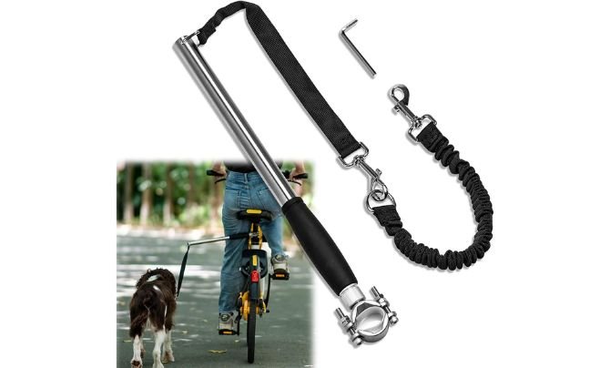ECOCONUT Unicam Retractable Bicycle Dog Leash