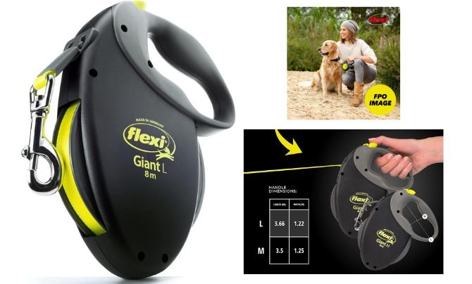 FLEXI Giant Tape Retractable Dog Leash – Best Retractable Leash for Large Breeds