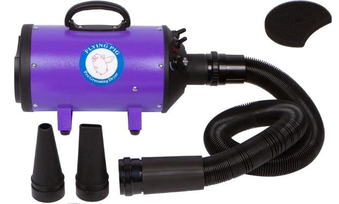 Flying Pig High Velocity Dog Pet Grooming Dryer with Heater (Flying One, Purple) – Expert Review 2026