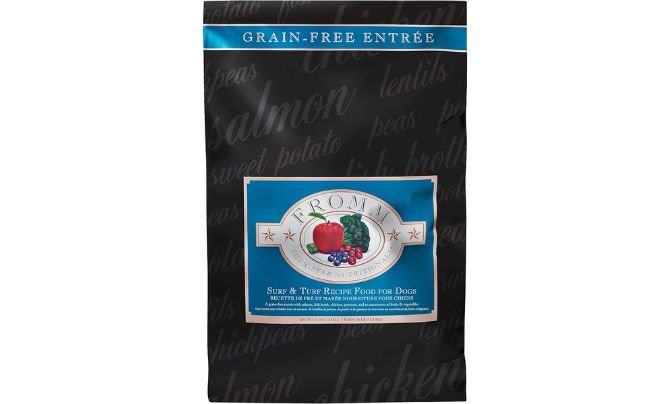 Fromm Four-Star Nutritionals Surf & Turf Dog Food – Salmon Recipe, 26 lb Bag Review