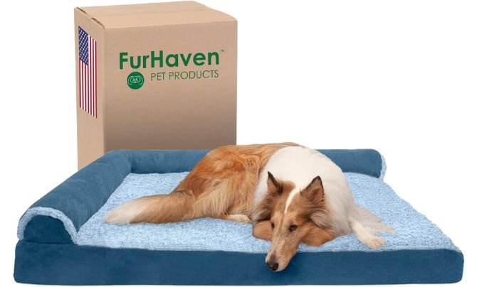Furhaven Cooling Gel Dog Bed Made in USA