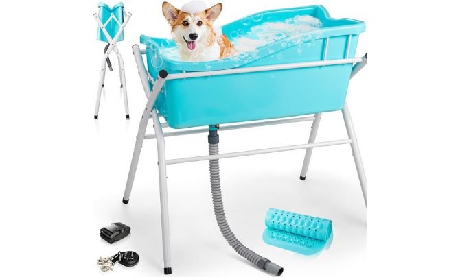 Handnam Portable Dog Bath Tub