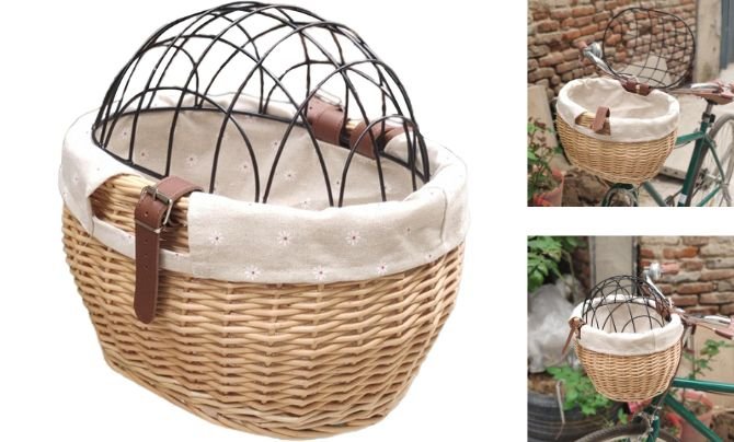 Jauarta Wicker Bike Basket