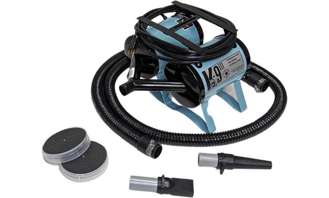 K9 III Dog Blow Dryer – High Power Grooming Dryer, Heavy Duty, 10' Hose, Deshedding (ECC Blue)