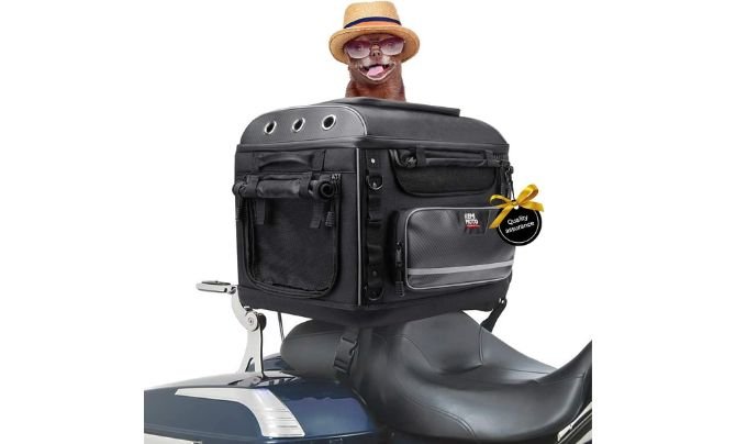 KEMIMOTO Motorcycle Dog Carrier – Best Dog Carrier for Touring Motorcycles
