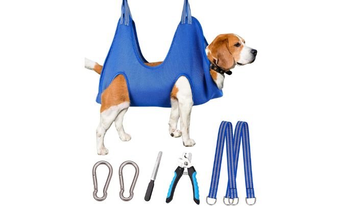 Kkiimatt Pet Dog Grooming Hammock Harness