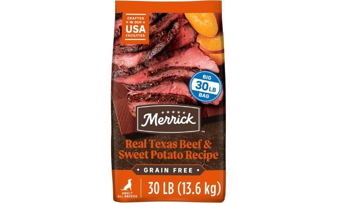 Merrick Premium Grain-Free Dry Adult Dog Food – Real Texas Beef & Sweet Potato