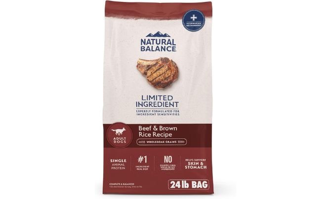 Natural Balance Limited Ingredient Adult Dry Dog Food – Beef & Brown Rice, 24 lb Bag Review