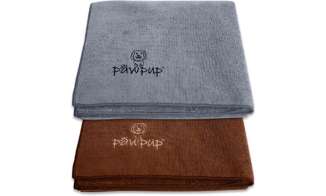 PAWPUP Dog Towel Super Absorbent - Pack of 2