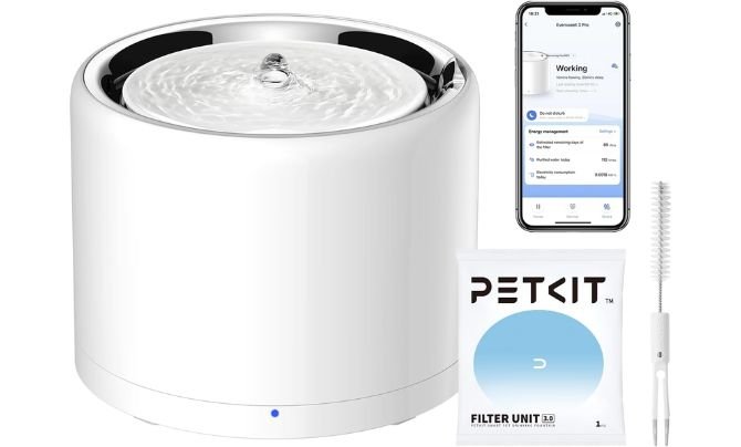 PETKIT Eversweet 3 Pro – Best Smart Automatic Dog Water Bowl for Tech-Savvy Pet Owners