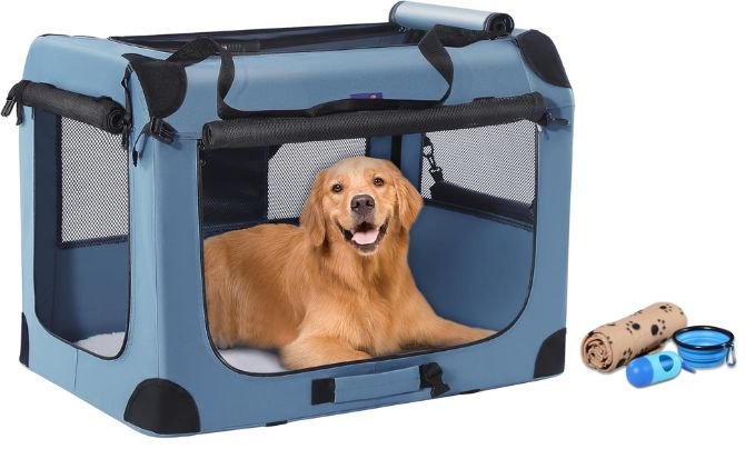 Petprsco Soft Collapsible Dog Crate