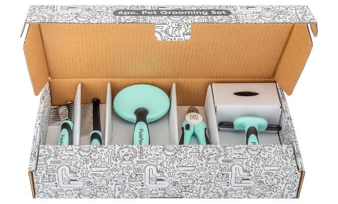 Pixie Paws Grooming Pet Brush 6-Piece Set