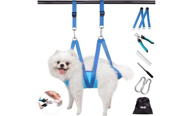 RHD Dog Grooming Hammock Harness
