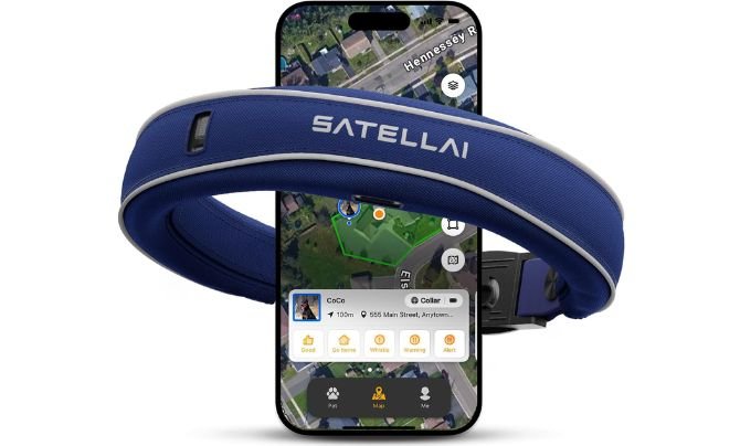 SATELLAI GPS Dog Collar