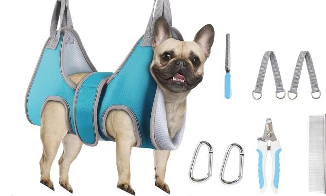 Supet Dog Grooming Hammock Harness