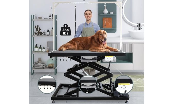 UDSONFY 50" Electric Pet Grooming Table