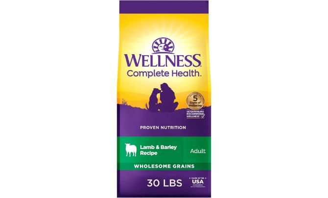 Wellness Complete Health Adult Dry Dog Food – Lamb & Barley, 30 lb Bag Review