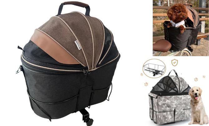 XZJPMT Dog Bike Basket