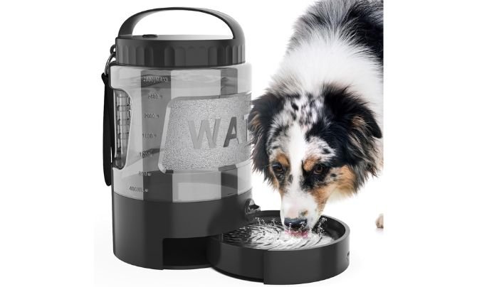 lesotc Dog Water Bottle Bowl Dispenser – 95 oz Large Capacity Review