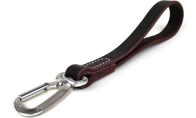 Mighty Paw Short Dog Leash – Best Short Leather Leash for Training & Traffic Control