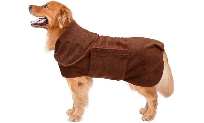 Morezi Dog Drying Coat Dressing Gown Towel