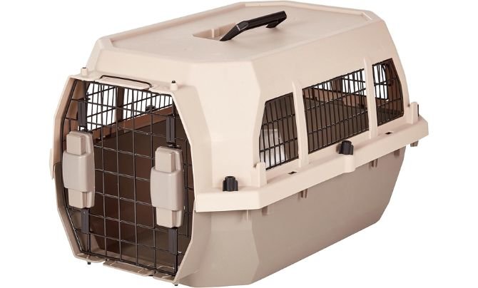 Amazon Basics Hard-Sided Travel Kennel Review