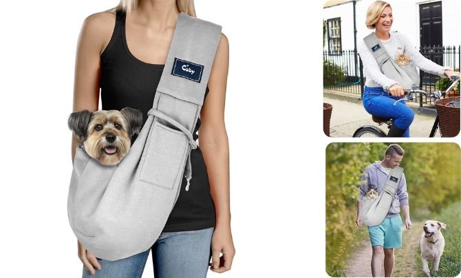 CUBY Dog and Cat Sling Carrier Review