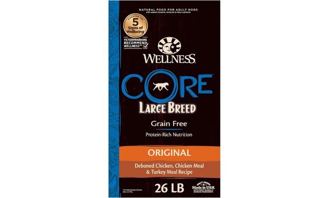Dog Food for Active, High-Energy Dogs – Wellness CORE Large Breed Review