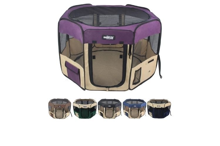 EliteField 2-Door Soft Pet Playpen – Best Overall Portable Dog Playpen