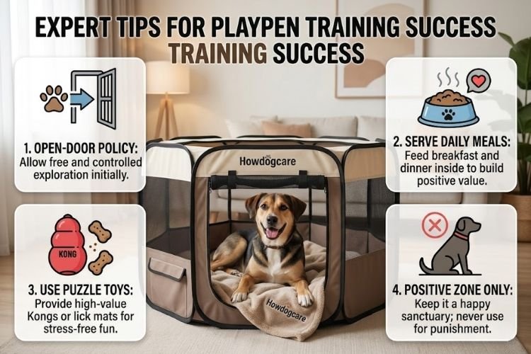 Expert Tips for Training Your Dog to Love Their New Playpen