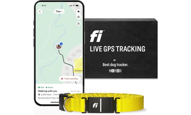 Fi Series 3 Smart Dog Collar – Best Premium GPS Dog Activity Tracker with Health Monitoring and Escape Alerts