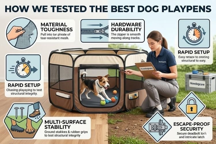 How We Tested and Selected the Best Portable Dog Playpens