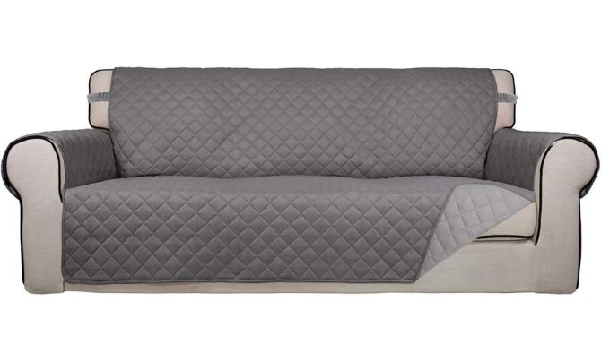 PureFit Reversible Quilted Sofa Cover