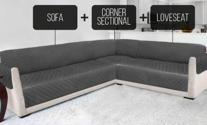 Sofa Shield Patented Sectional Couch Slip Cover