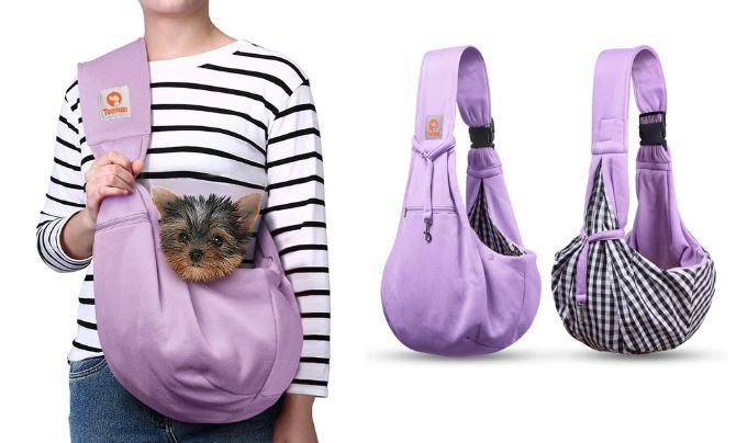 TOMKAS Small Dog Sling Carrier Review