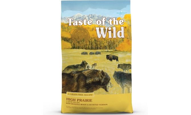 Taste of the Wild High Prairie Grain-Free Dog Food – Best High-Protein Food for Adult Huskies