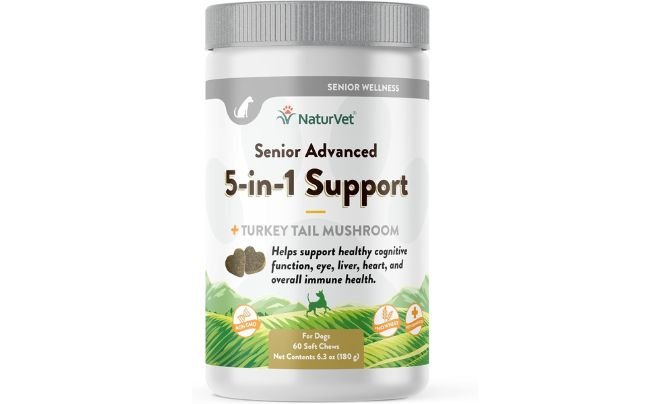 NaturVet Senior Advanced 5-in-1 Support Dog Supplement