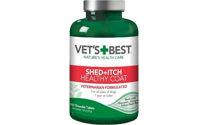 Vet’s Best Healthy Coat Shed & Itch Relief Dog Supplements