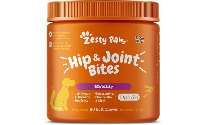 Zesty Paws Hip and Joint Supplement for Dogs